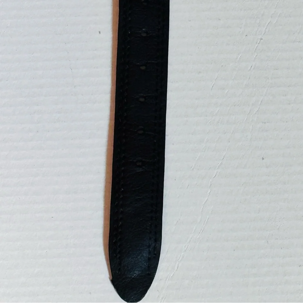 Child Black Belt S22-24 Synthetic Leather Made In Dominican Republic Pre-Owned